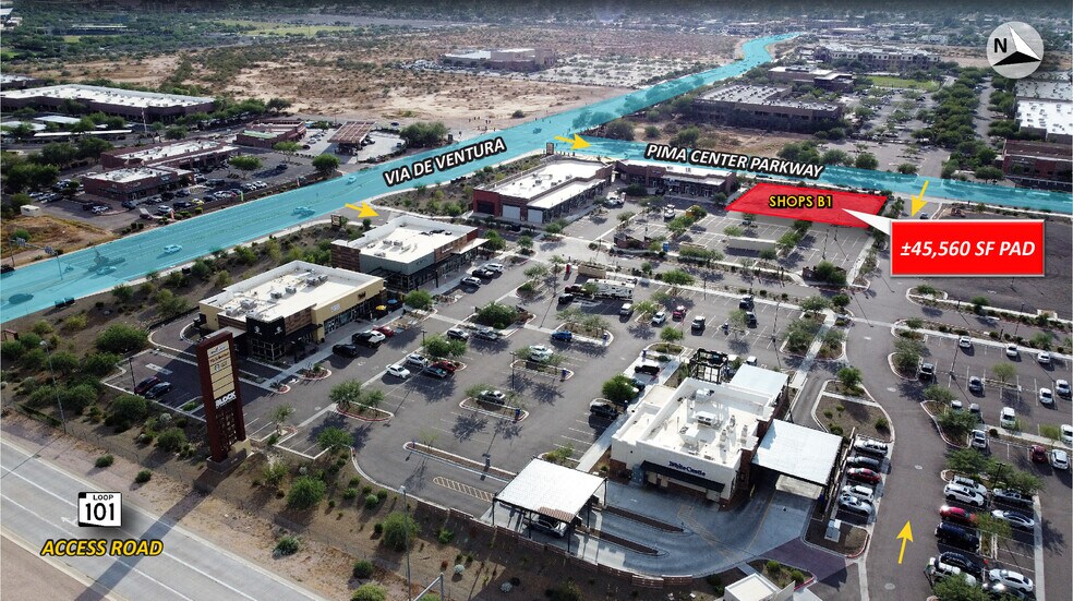 Via De Ventura & Loop 101, Scottsdale, AZ à vendre - Aérien – Image 2 sur 14