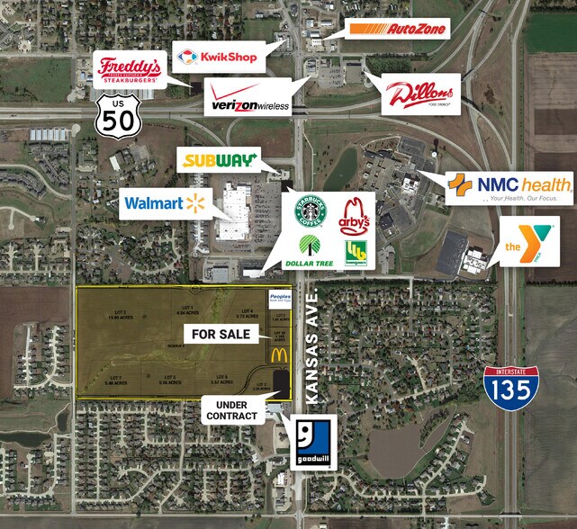 S Kansas Ave & Quail Creek Ave, Newton, KS à vendre - Photo de l’immeuble – Image 2 sur 4