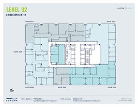 909 Fannin St, Houston, TX à louer Plan d’étage– Image 1 sur 1