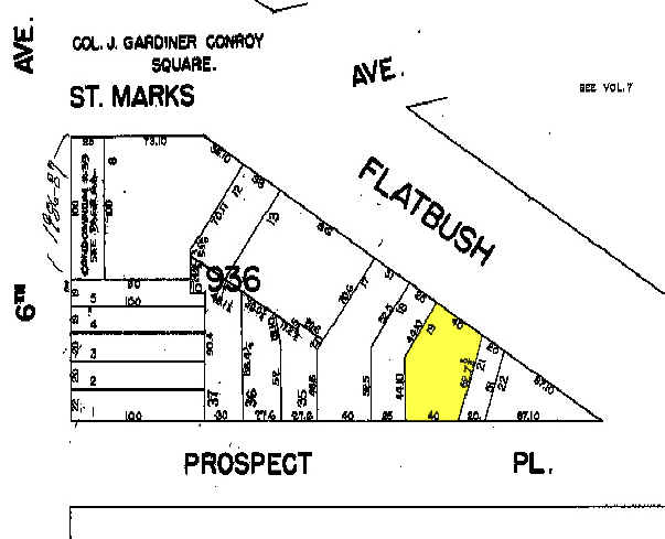 266-268 Flatbush Ave, Brooklyn, NY à louer - Plan cadastral – Image 3 sur 4