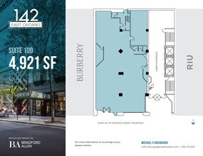 142 E Ontario St, Chicago, IL à louer Plan d’étage– Image 1 sur 2