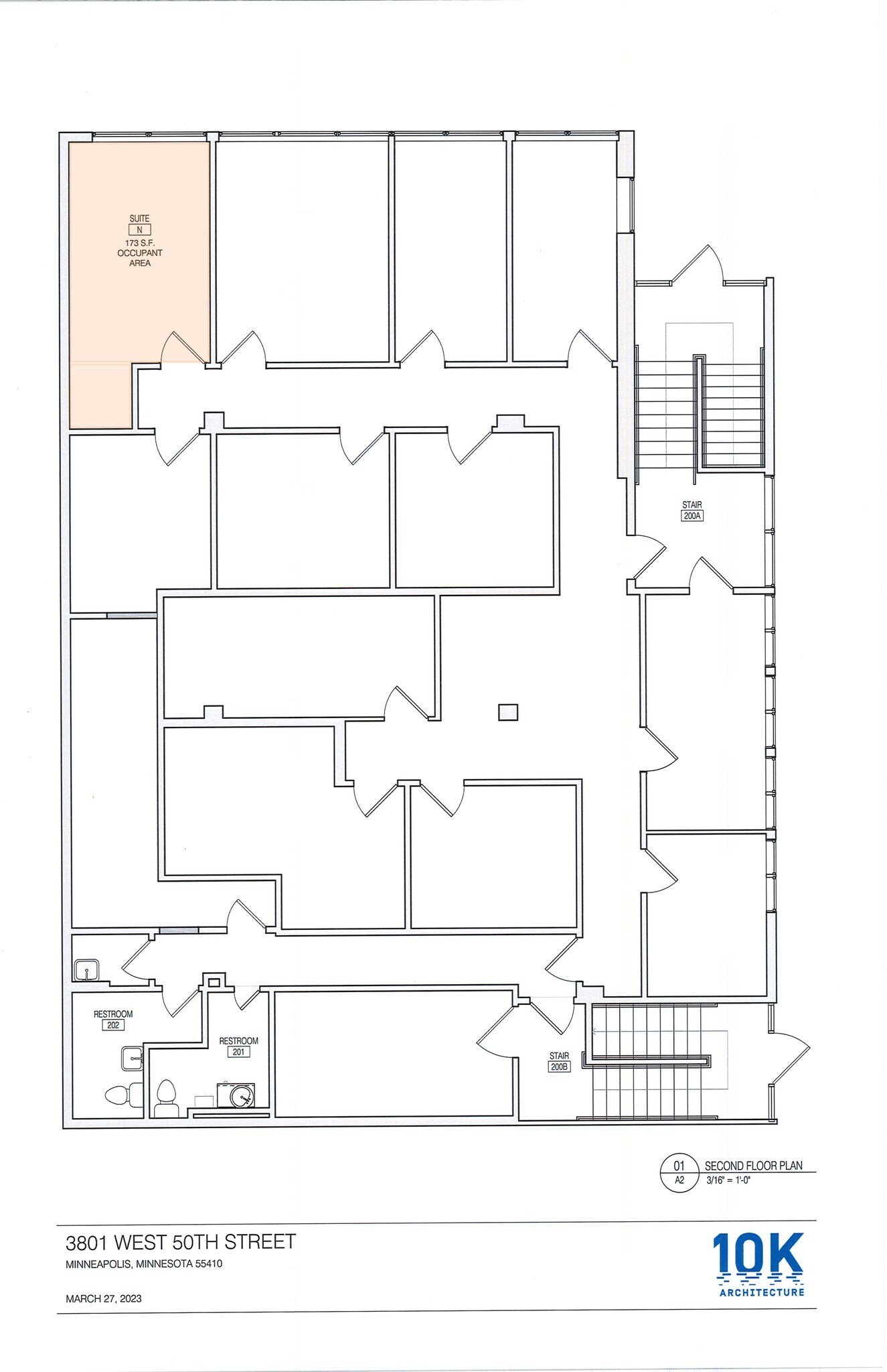 3801 W 50th St, Minneapolis, MN à louer Plan d’étage– Image 1 sur 1