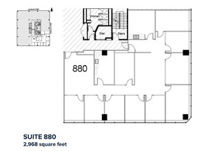 609 Granville St, Vancouver, BC à louer Plan d’étage– Image 1 sur 1