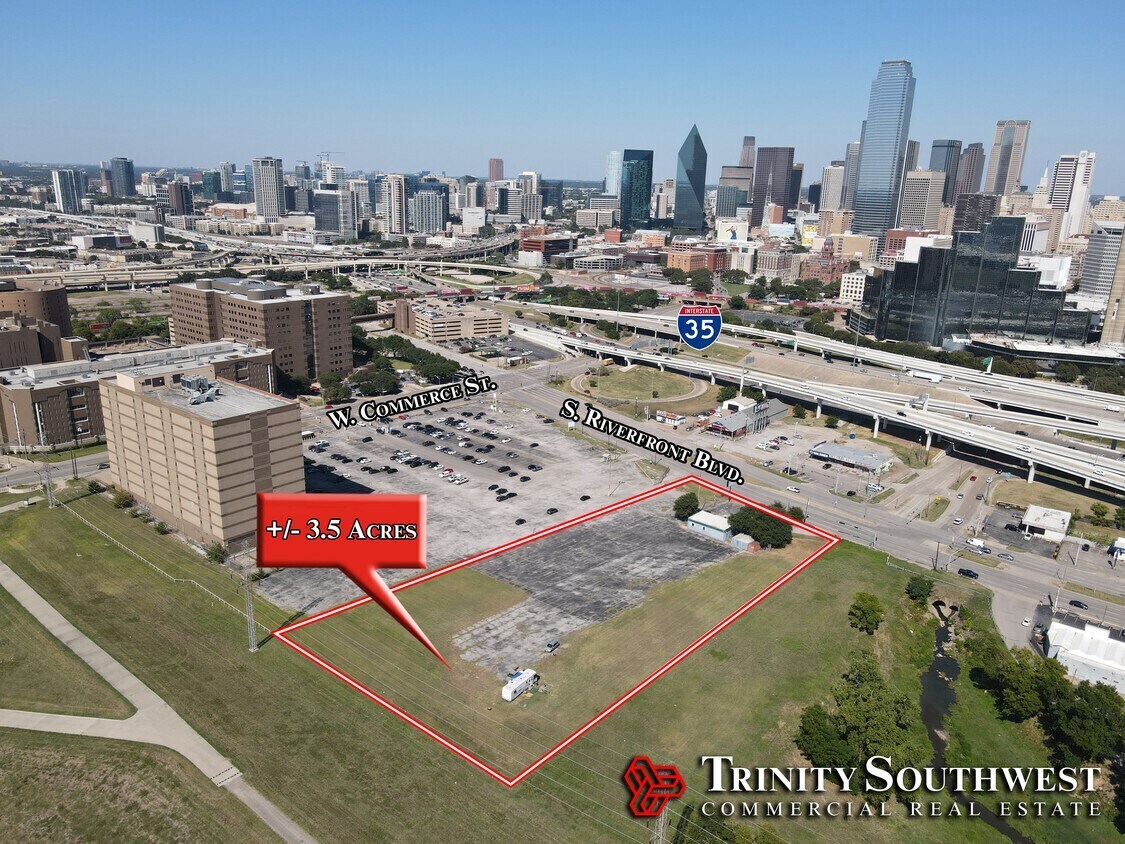 257 S Riverfront Blvd, Dallas, TX à vendre Aérien– Image 1 sur 4