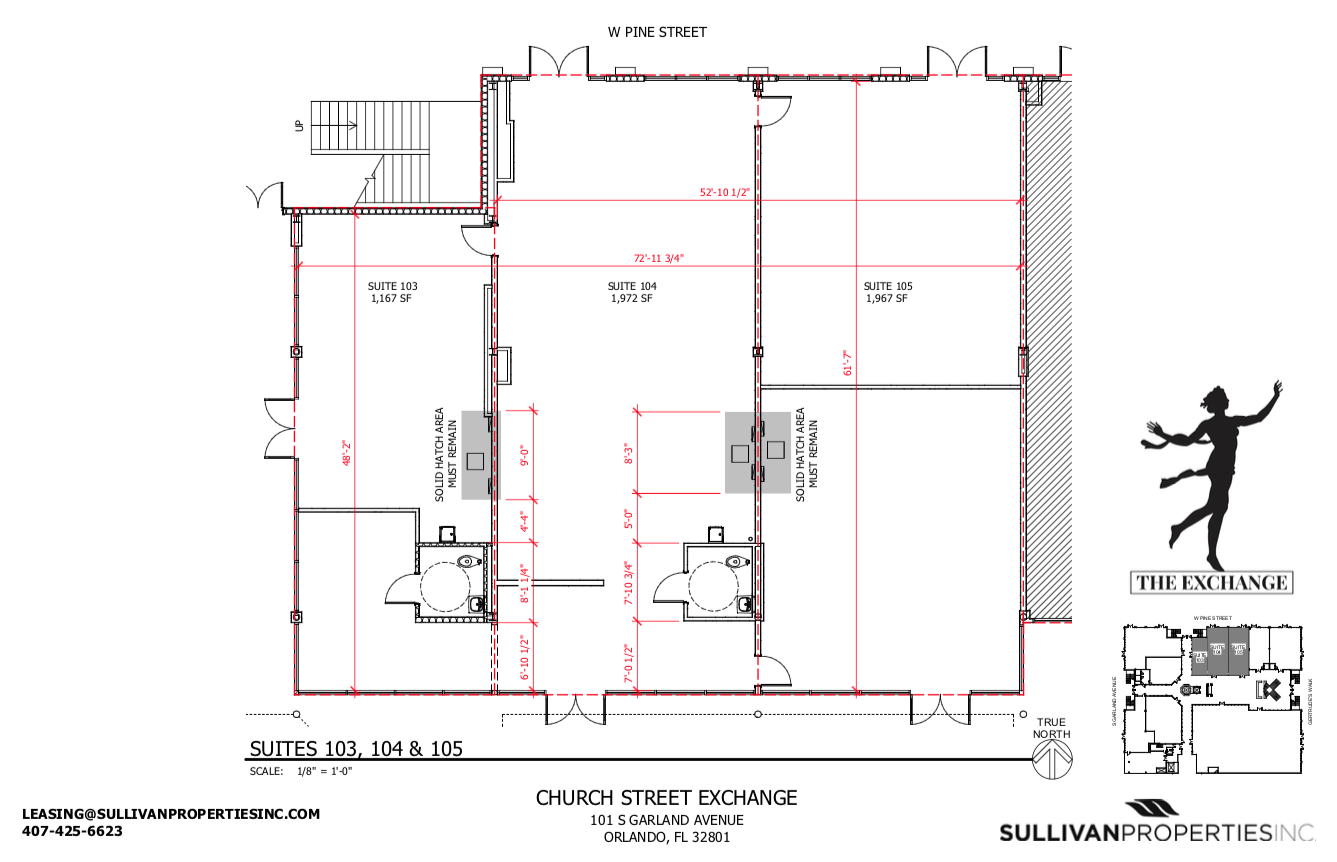 122 W Pine St, Orlando, FL à louer Plan d’étage– Image 1 sur 1