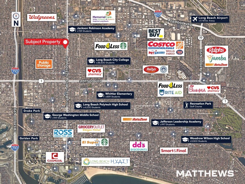 2301 Long Beach Blvd, Long Beach, CA à louer - Photo de l’immeuble – Image 3 sur 3