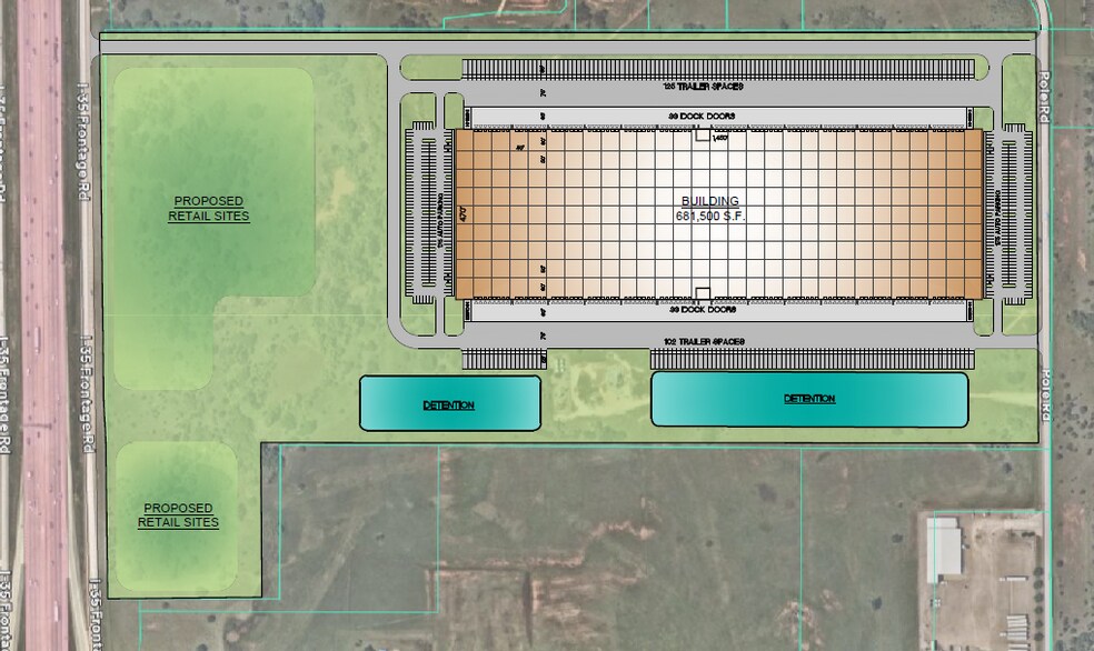 NE Corner of I-35 and NE 27th, Moore, OK à louer - Plan de site – Image 2 sur 3