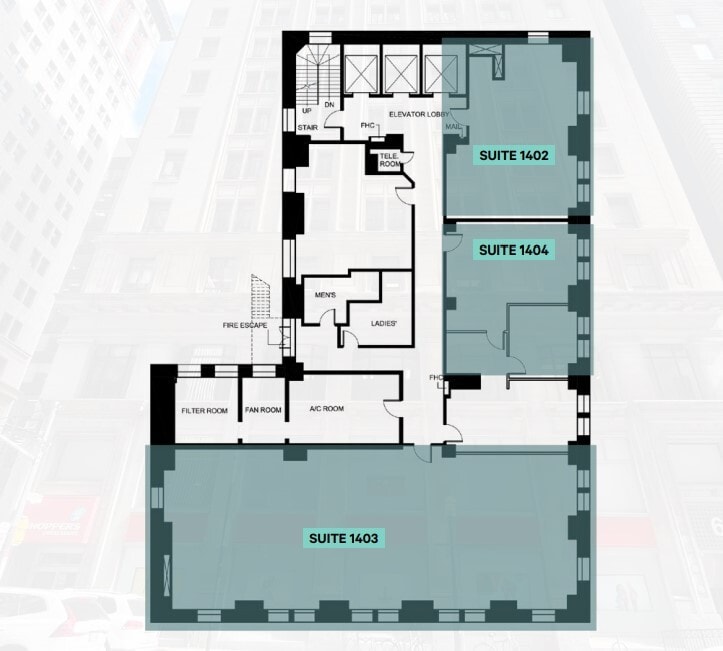 69 Yonge St, Toronto, ON à louer Plan d’étage– Image 1 sur 1