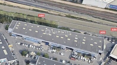 La Courneuve - Vue aérienne  vue de carte