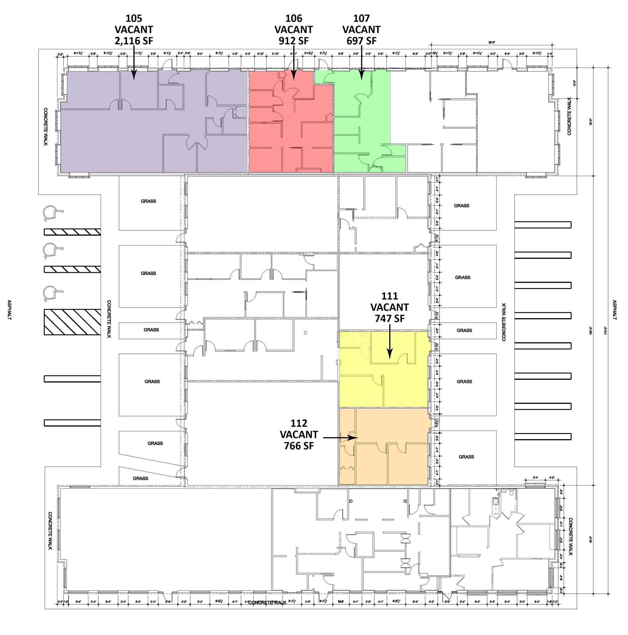34441 W 8 Mile Rd, Livonia, MI à louer Plan d’étage– Image 1 sur 1