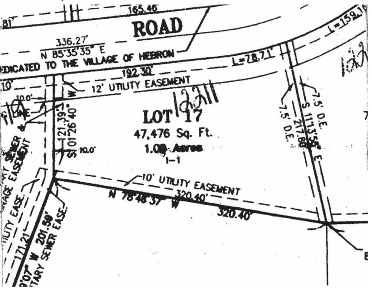 Industrial Dr, Hebron, IL à vendre - Plan de site – Image 2 sur 2