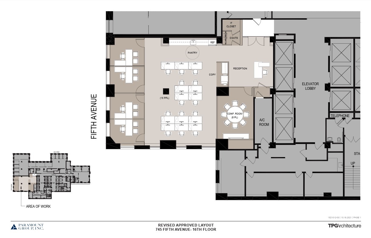 745 Fifth Ave, New York, NY à louer Plan d’étage– Image 1 sur 1