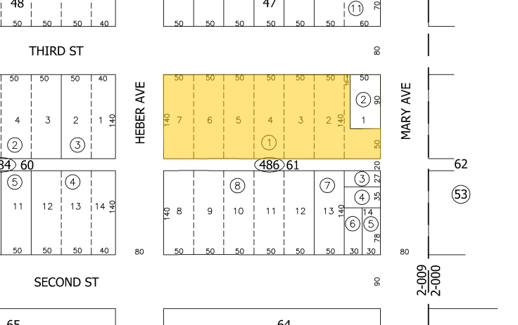 408 E 3rd St, Calexico, CA à louer - Plan cadastral – Image 2 sur 5