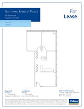 800 Peakwood Dr, Houston, TX à louer Plan d’étage– Image 1 sur 1