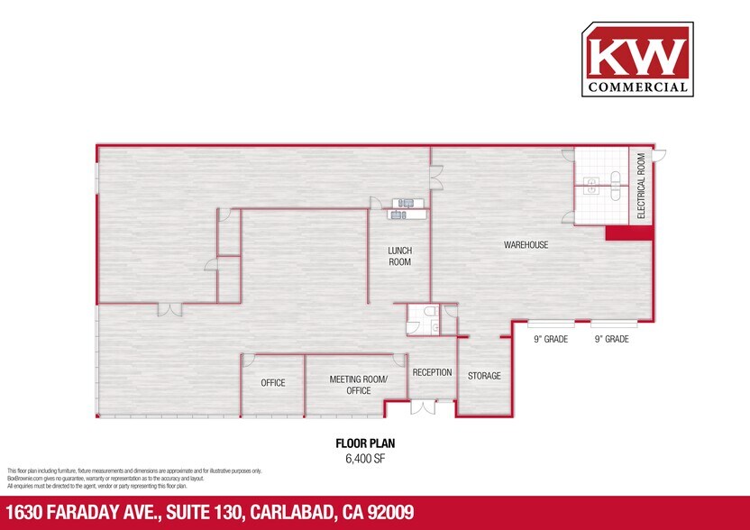 1630 Faraday Ave, Carlsbad, CA à louer - Plan de site – Image 2 sur 9