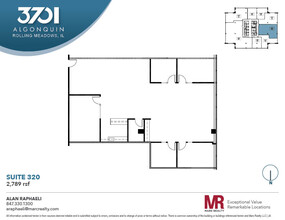 3701 Algonquin Rd, Rolling Meadows, IL à louer Plan d’étage– Image 1 sur 2