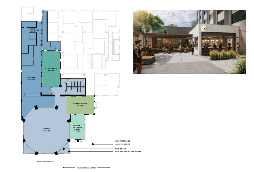 2964 Peachtree Rd NW, Atlanta, GA à louer - Plan d’étage – Image 3 sur 6