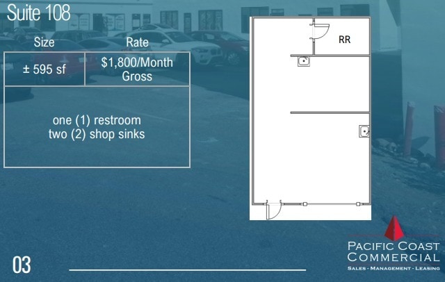 1067-1071 Broadway, Chula Vista, CA à louer Plan d’étage– Image 1 sur 1