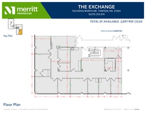 1122 Kenilworth Dr, Towson, MD à louer Plan d’étage– Image 1 sur 1