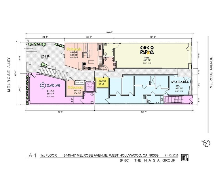 8445-8447 Melrose Ave, West Hollywood, CA à louer - Photo de l’immeuble – Image 2 sur 2