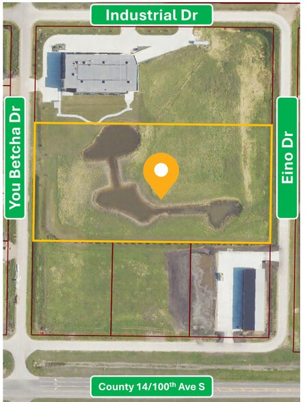 1084 YouBetcha Dr., Horace, ND à vendre - Plan cadastral – Image 2 sur 2