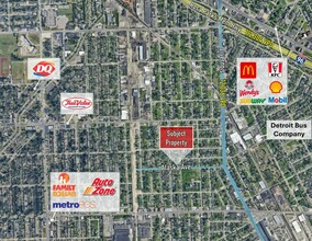 7430 Alaska St, Detroit, MI - VUE AÉRIENNE  vue de carte