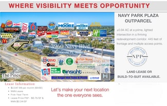 Plus de détails pour 3960 W Navy Blvd, Pensacola, FL - Terrain à louer