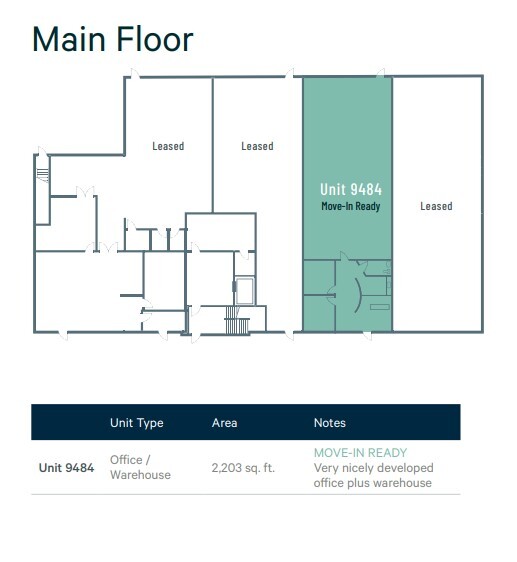 9488 51st Ave, Edmonton, AB à louer Plan d’étage– Image 1 sur 1