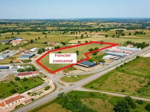 Vitry-en-Charollais - VUE AÉRIENNE vue de carte - Image1