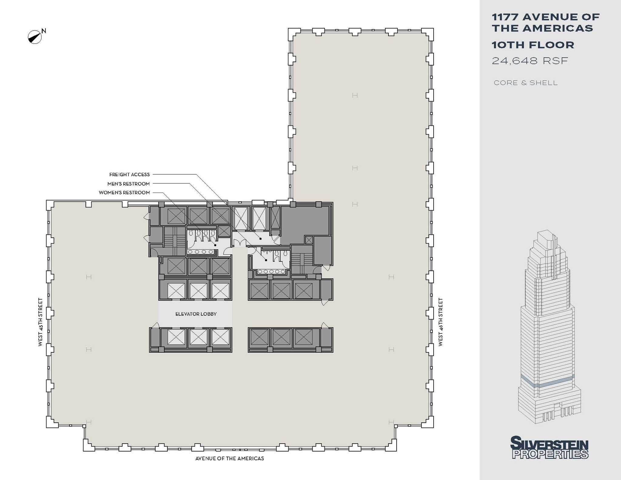 1177 Avenue Of The Americas, New York, NY à louer Plan d’étage– Image 1 sur 5