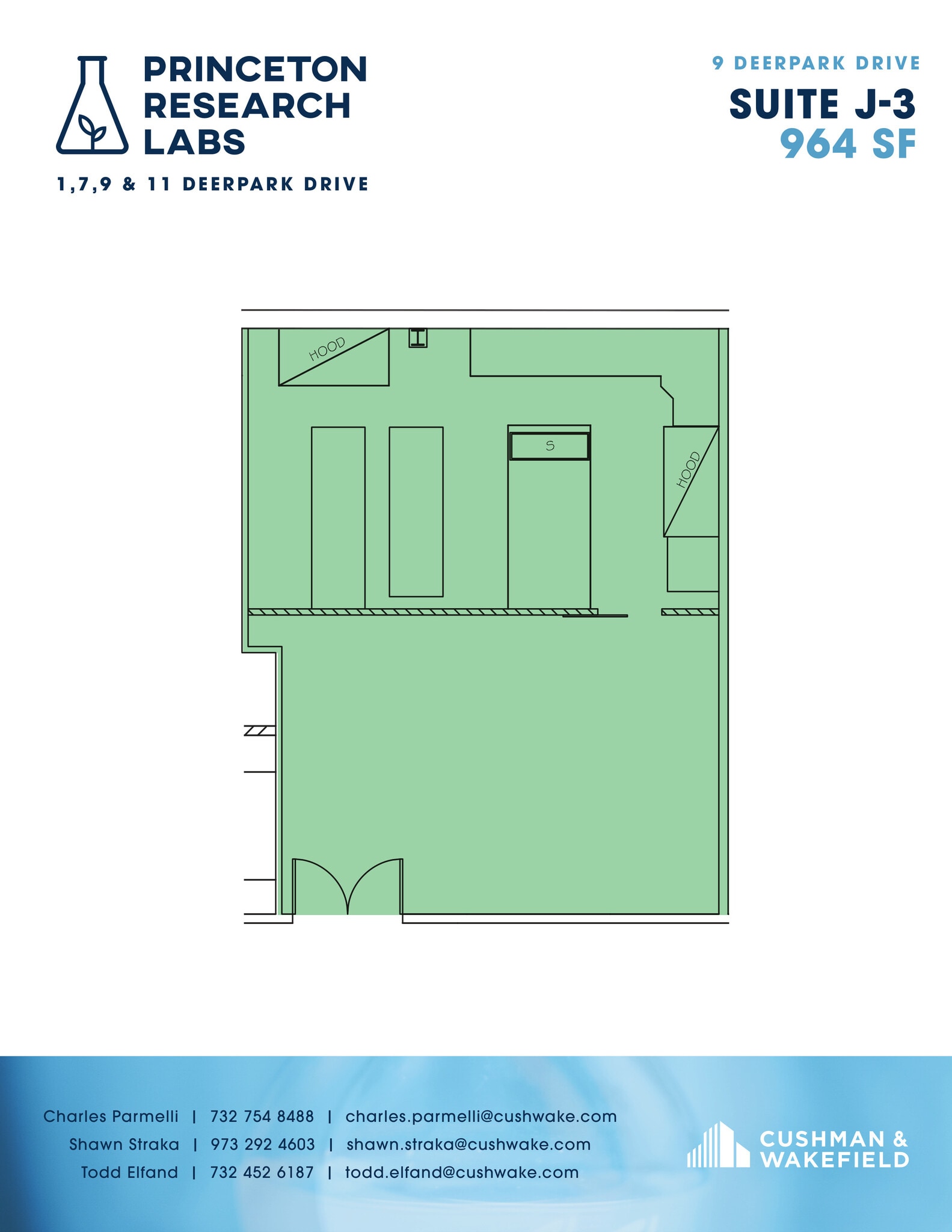1 Deer Park Dr, Monmouth Junction, NJ à louer Plan d’étage– Image 1 sur 1