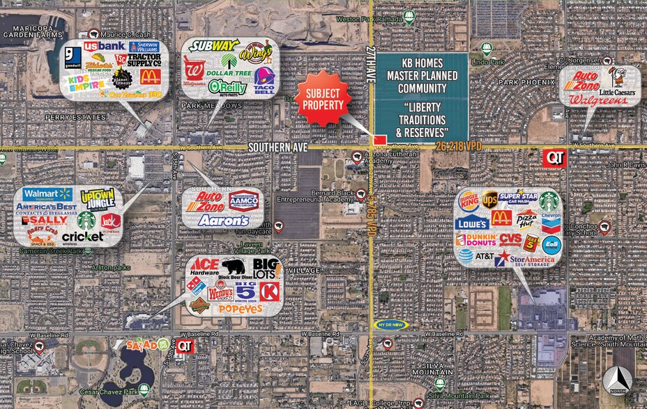 Southern Ave, Phoenix, AZ à vendre - Photo de l’immeuble – Image 1 sur 1