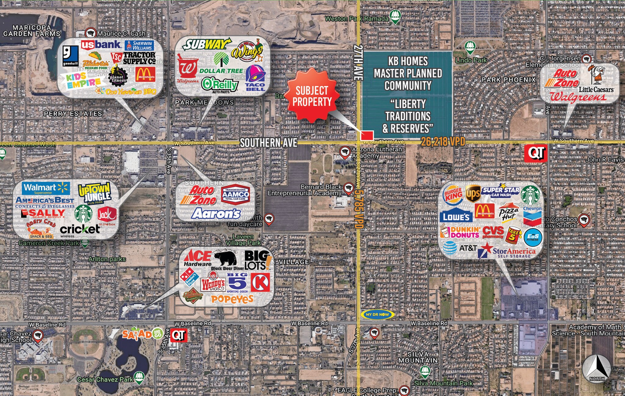 Southern Ave, Phoenix, AZ à vendre Photo de l’immeuble– Image 1 sur 2