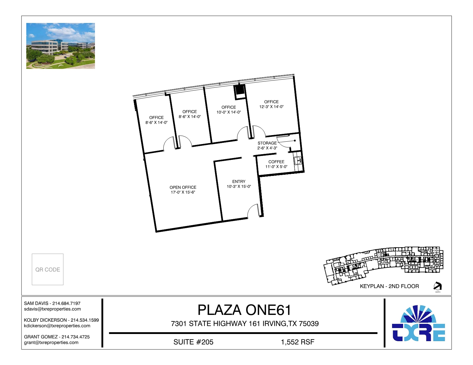 7301 N State Highway 161, Irving, TX à louer Plan d’étage– Image 1 sur 1