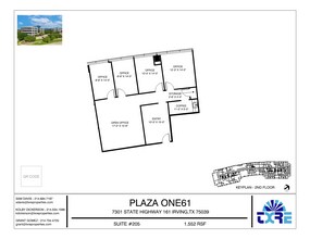 7301 N State Highway 161, Irving, TX à louer Plan d’étage– Image 1 sur 1