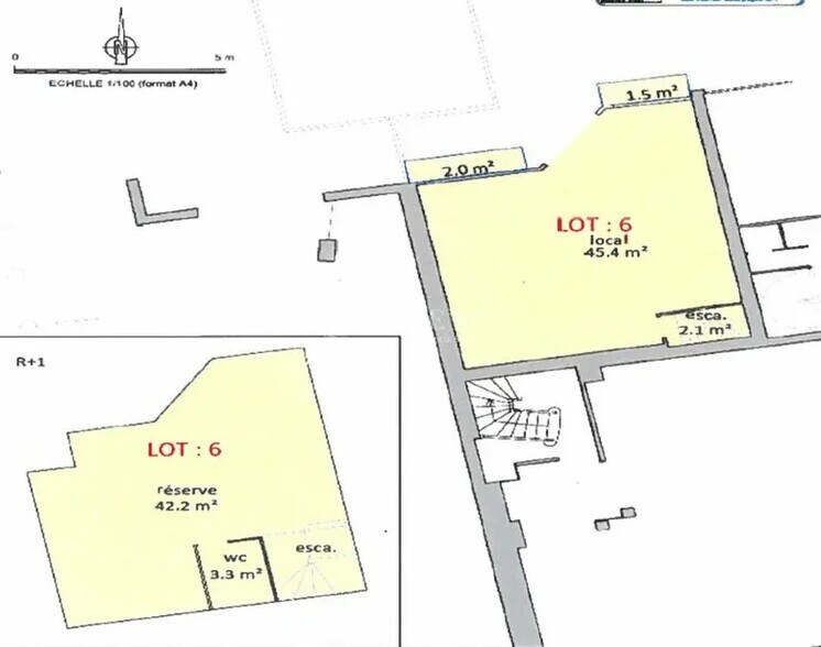 Local commercial dans Juvignac à louer - Plan d’étage – Image 3 sur 4