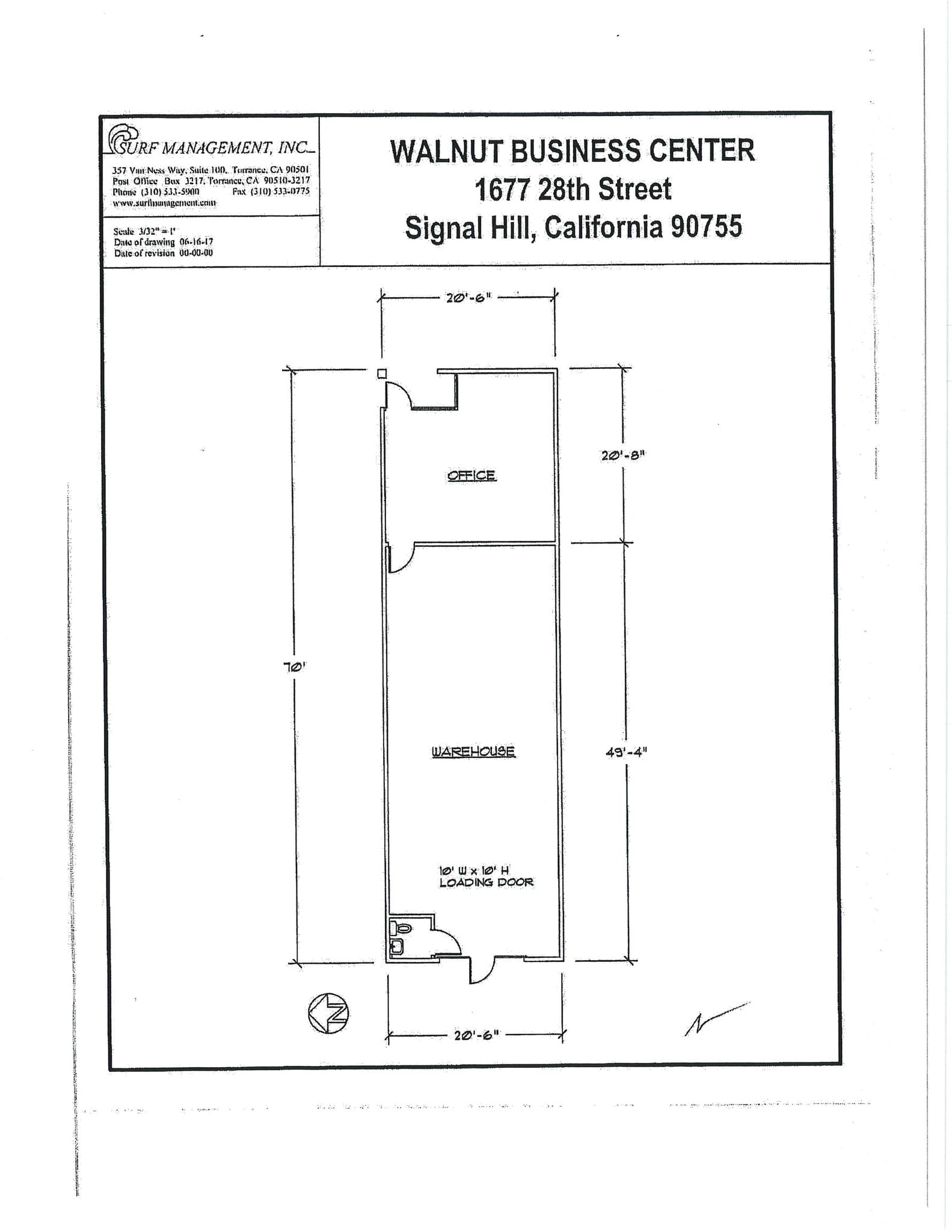 1653-1679 E 28th St, Signal Hill, CA à louer Plan de site– Image 1 sur 9