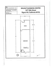 1653-1679 E 28th St, Signal Hill, CA à louer Plan de site– Image 2 sur 8