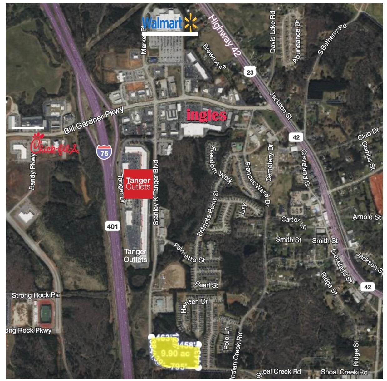 00 Tanger Blvd, Locust Grove, GA à vendre Aérien– Image 1 sur 4