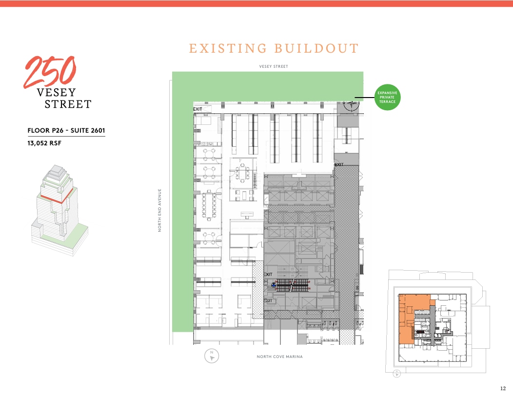 250 Vesey St, New York, NY à louer Plan d’étage– Image 1 sur 1