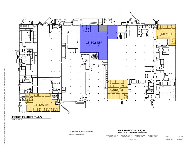 2621 Van Buren Ave, Norristown, PA à louer - Plan de site – Image 1 sur 12