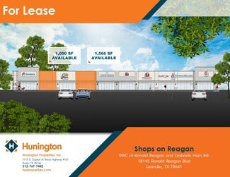 Plus de détails pour 18145 Ronald W Reagan Blvd, Leander, TX - Local commercial à louer