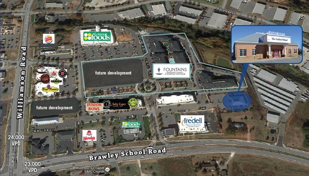 179 Town Square Rd, Mooresville, NC à louer - Aérien – Image 2 sur 11