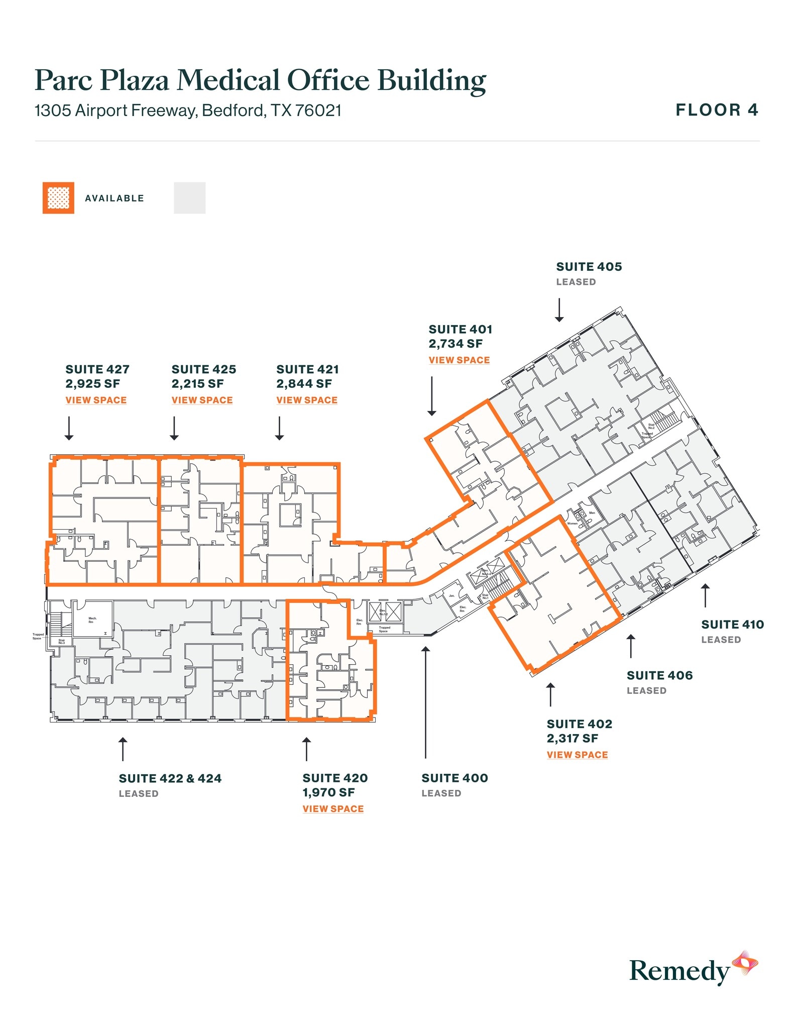 1305 Airport Fwy, Bedford, TX à louer Plan de site– Image 1 sur 2