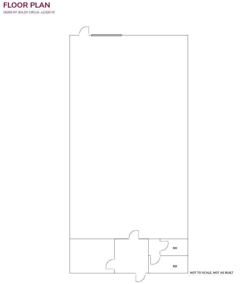 18231-18259 Mount Baldy Cir, Fountain Valley, CA à louer Plan d’étage– Image 1 sur 2