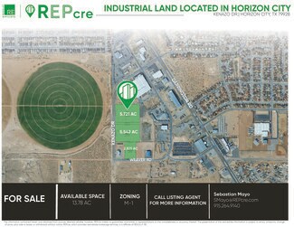 Plus de détails pour 487 S Kenazo Ave, Horizon City, TX - Terrain à vendre