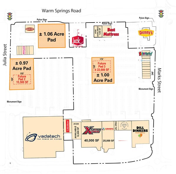 West Warm Springs Road, Henderson, NV à louer - Plan de site – Image 2 sur 2