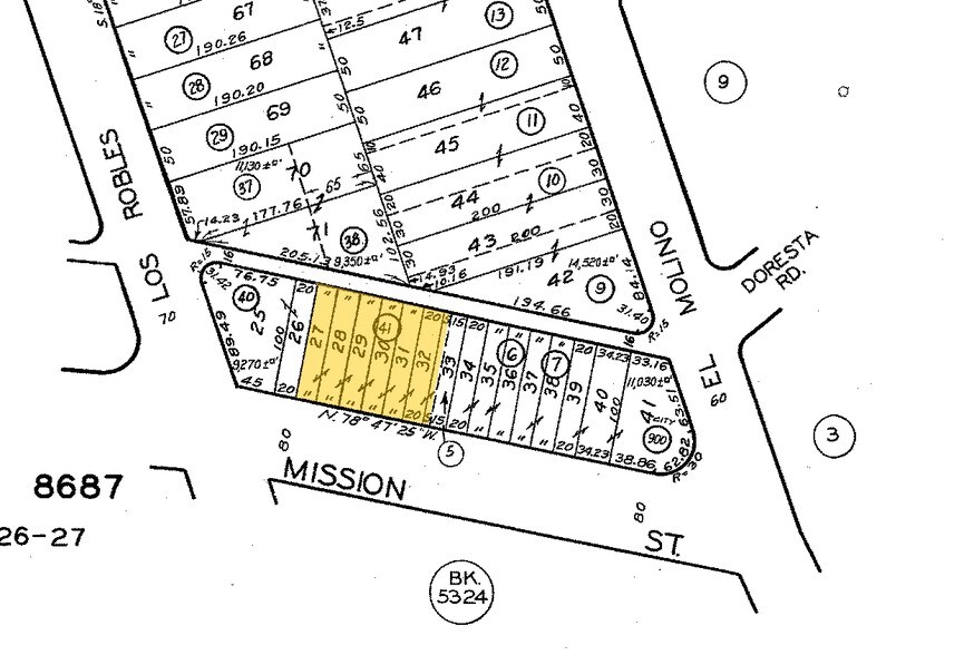 2627 Mission St, San Marino, CA à louer - Plan cadastral – Image 3 sur 6