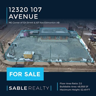 Plus de détails pour 12320 107 Av NW, Edmonton, AB - Terrain à vendre