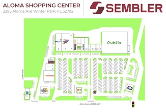 2015-2413 Aloma Ave, Winter Park, FL à louer Plan de site– Image 1 sur 1